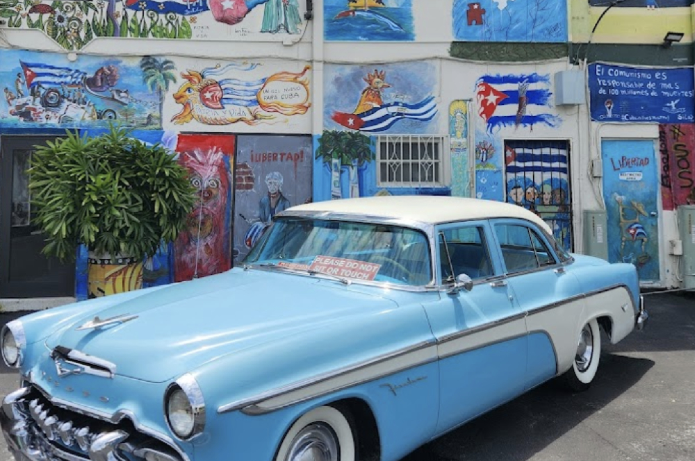 vintage cars in Little Havana